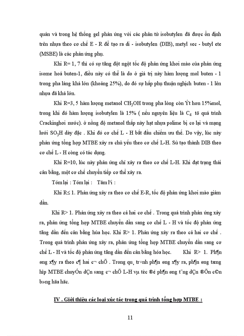 image for page Công nghệ sản xuất MTBE
