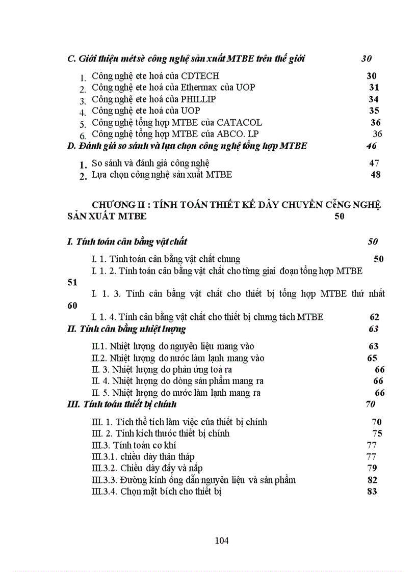 image for page Công nghệ sản xuất MTBE