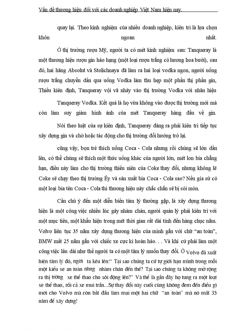 image for page Vấn đề thương hiệu đối với các doanh nghiệp Việt Nam hiện nay