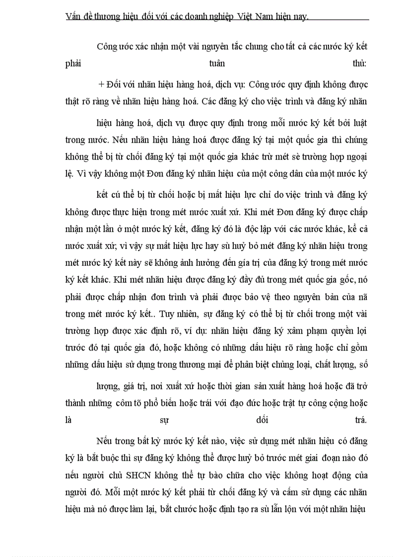 image for page Vấn đề thương hiệu đối với các doanh nghiệp Việt Nam hiện nay