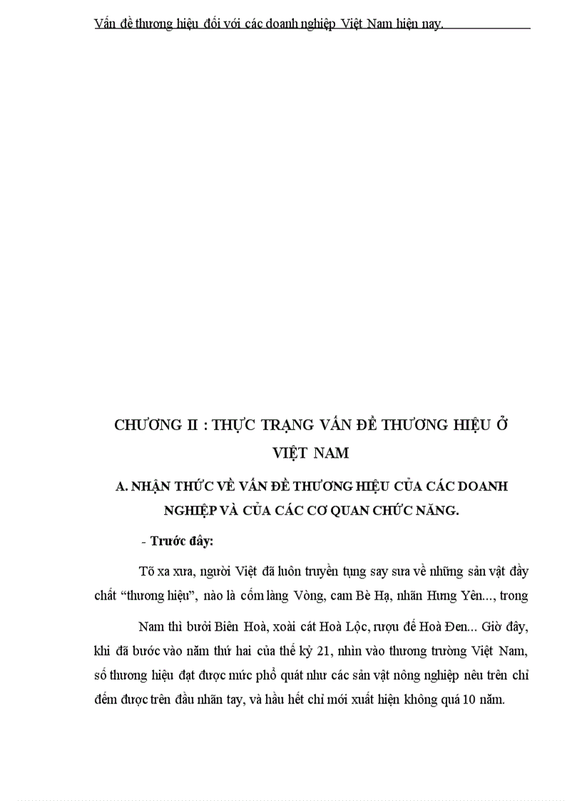 image for page Vấn đề thương hiệu đối với các doanh nghiệp Việt Nam hiện nay