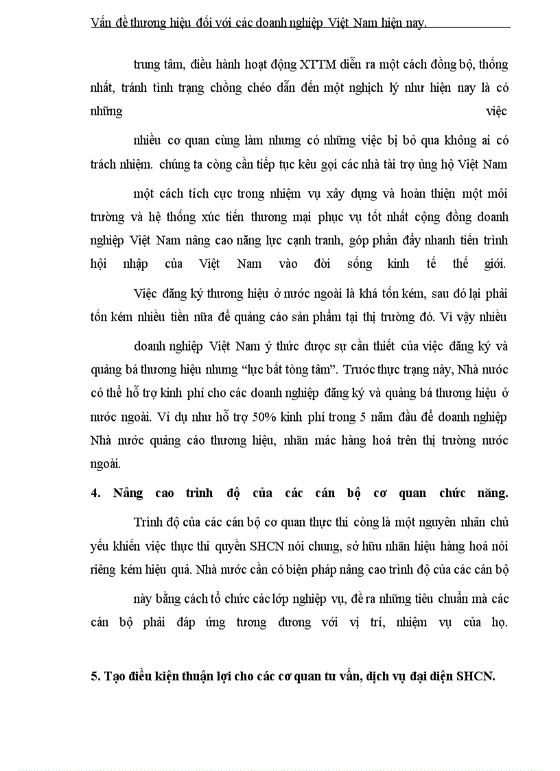 image for page Vấn đề thương hiệu đối với các doanh nghiệp Việt Nam hiện nay