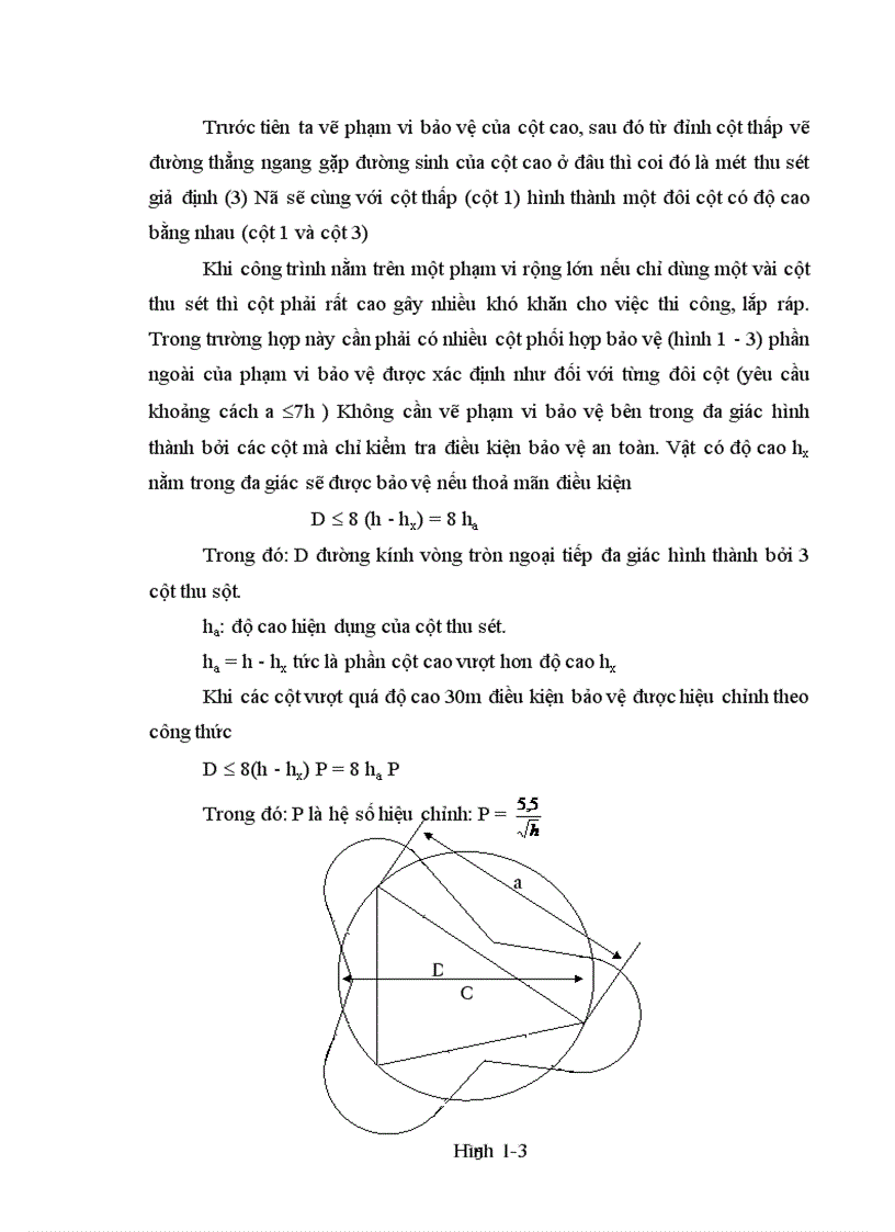 image for page Bảo vệ chống sét đánh trực tiếp vào trạm biến áp 220/110 KV