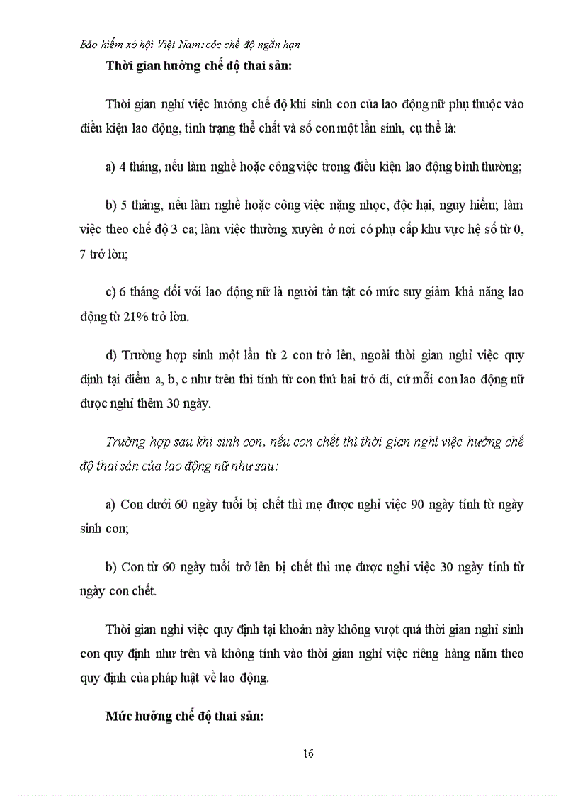 image for page An Sinh Xã Hội Bảo hiểm xã hội Việt Nam: các chế độ ngắn hạn