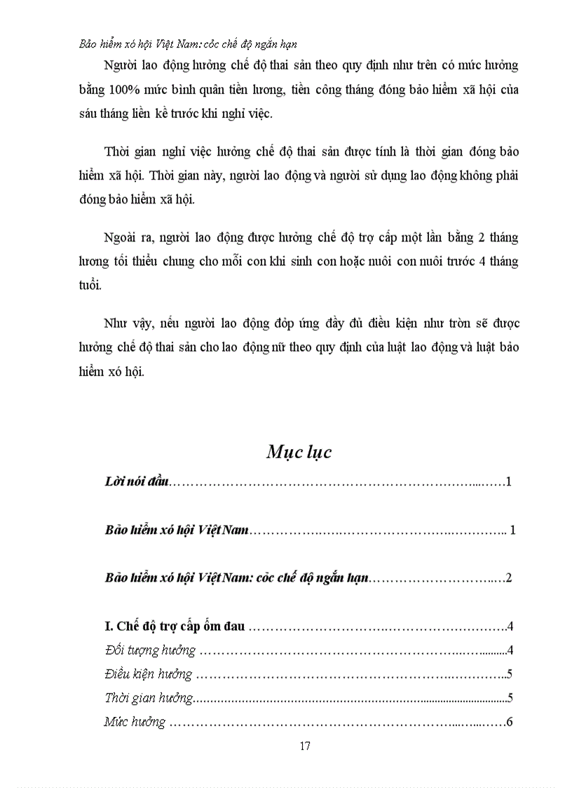 image for page An Sinh Xã Hội Bảo hiểm xã hội Việt Nam: các chế độ ngắn hạn