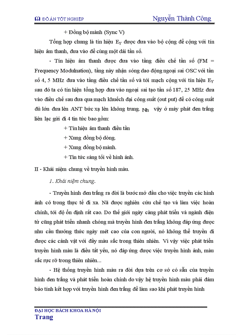 image for page Nguyên lý máy thu hình màu JVC model 1490M