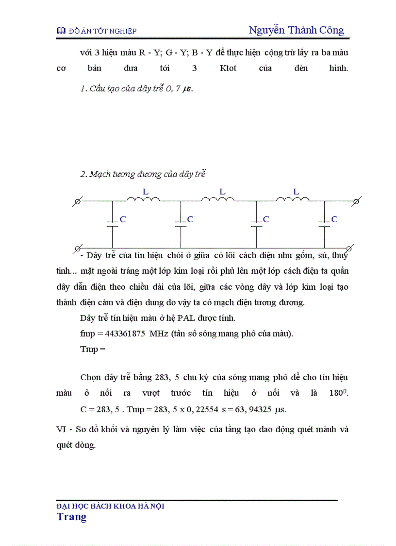 image for page Nguyên lý máy thu hình màu JVC model 1490M