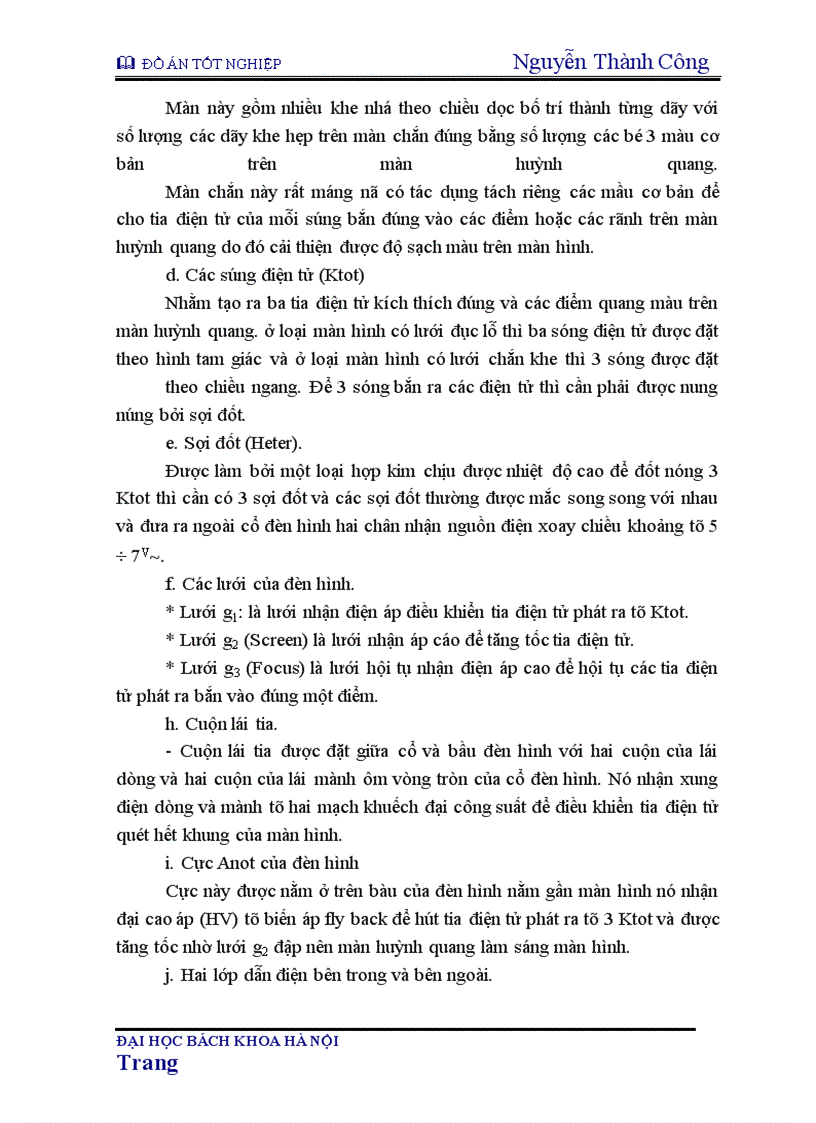 image for page Nguyên lý máy thu hình màu JVC model 1490M