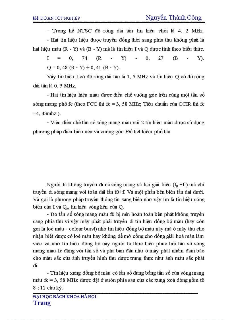 image for page Nguyên lý máy thu hình màu JVC model 1490M