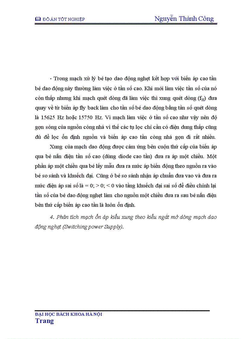 image for page Nguyên lý máy thu hình màu JVC model 1490M