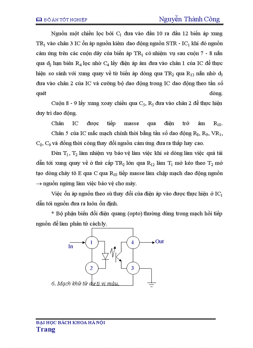 image for page Nguyên lý máy thu hình màu JVC model 1490M