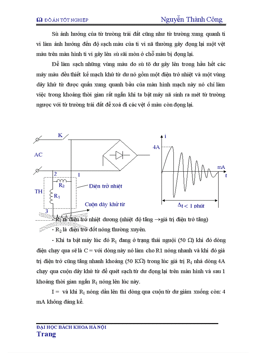 image for page Nguyên lý máy thu hình màu JVC model 1490M