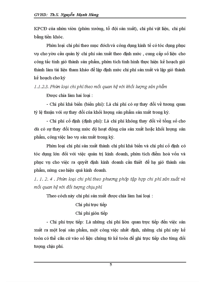 image for page Công tác quản lí chi phí và giá thành tại công ty TNHH Tài Bắc
