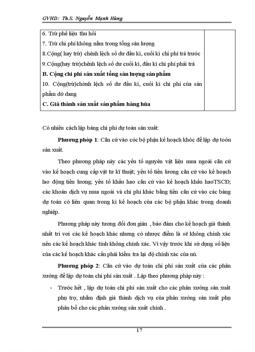 image for page Công tác quản lí chi phí và giá thành tại công ty TNHH Tài Bắc
