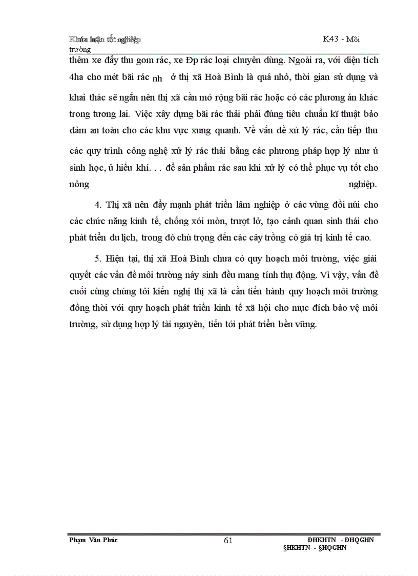 image for page Thành lập bản đồ môi trường sinh thái thị xã Hoà Bình