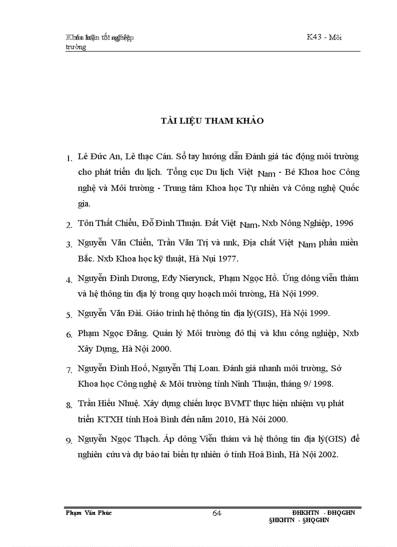 image for page Thành lập bản đồ môi trường sinh thái thị xã Hoà Bình