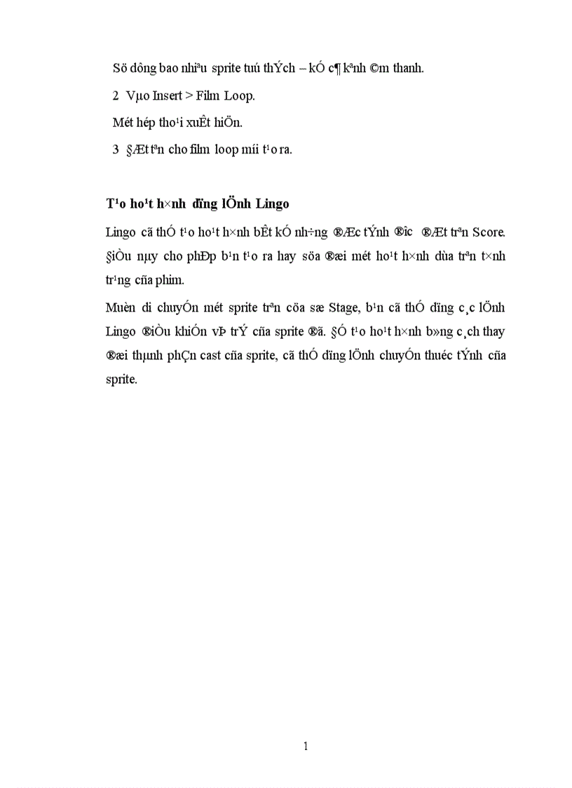 image for page Chương trình Macromedia Director