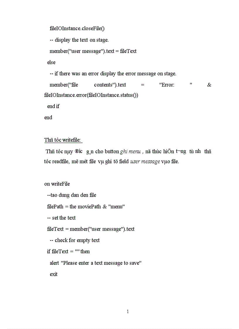 image for page Chương trình Macromedia Director