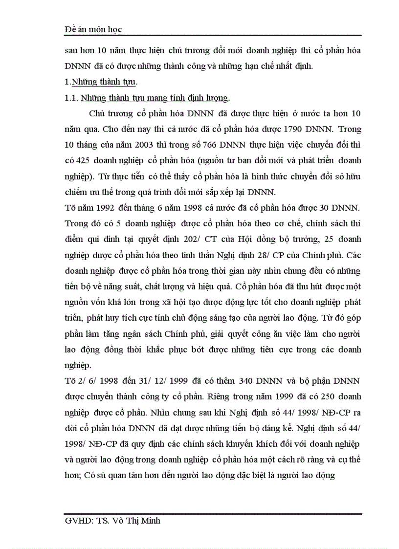image for page Cổ phần hóa DNNN