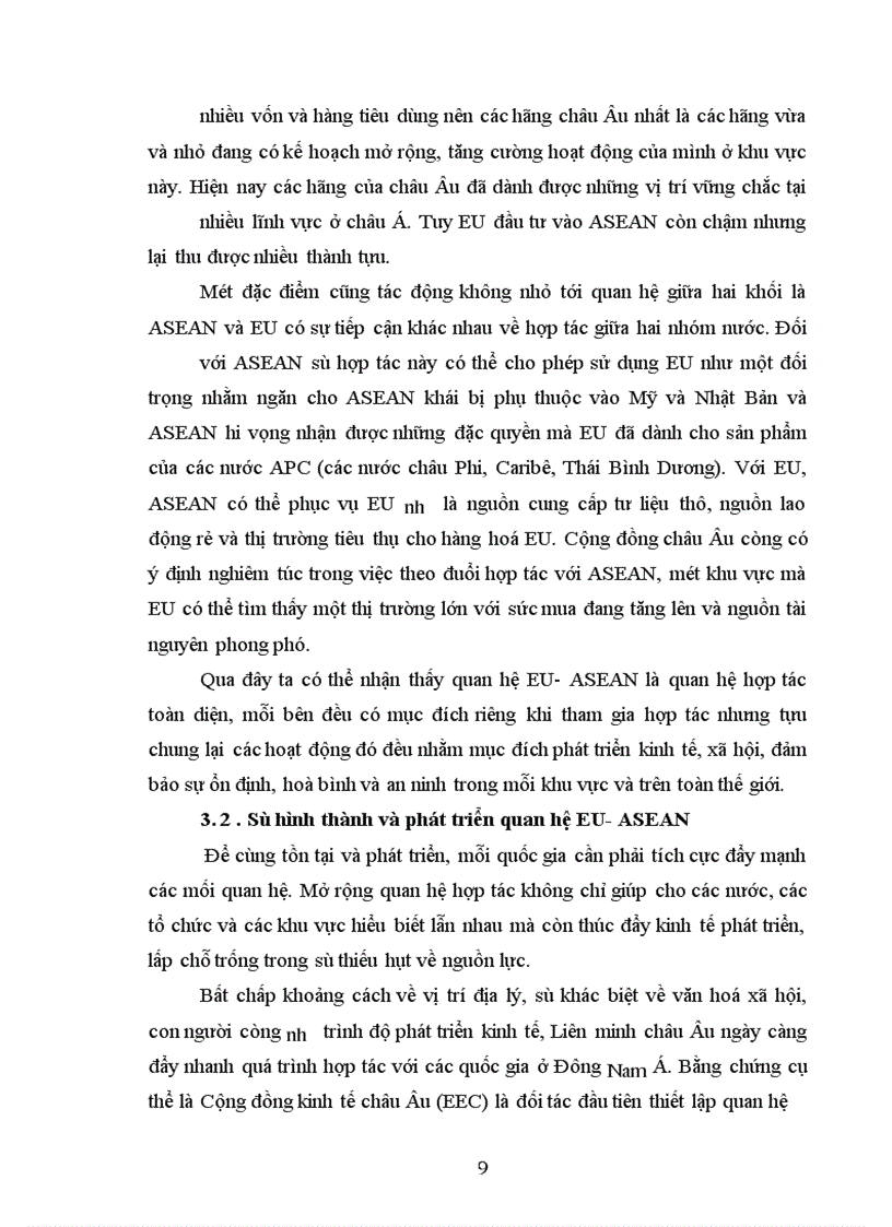 image for page Quan hệ hợp tác EU -ASEAN