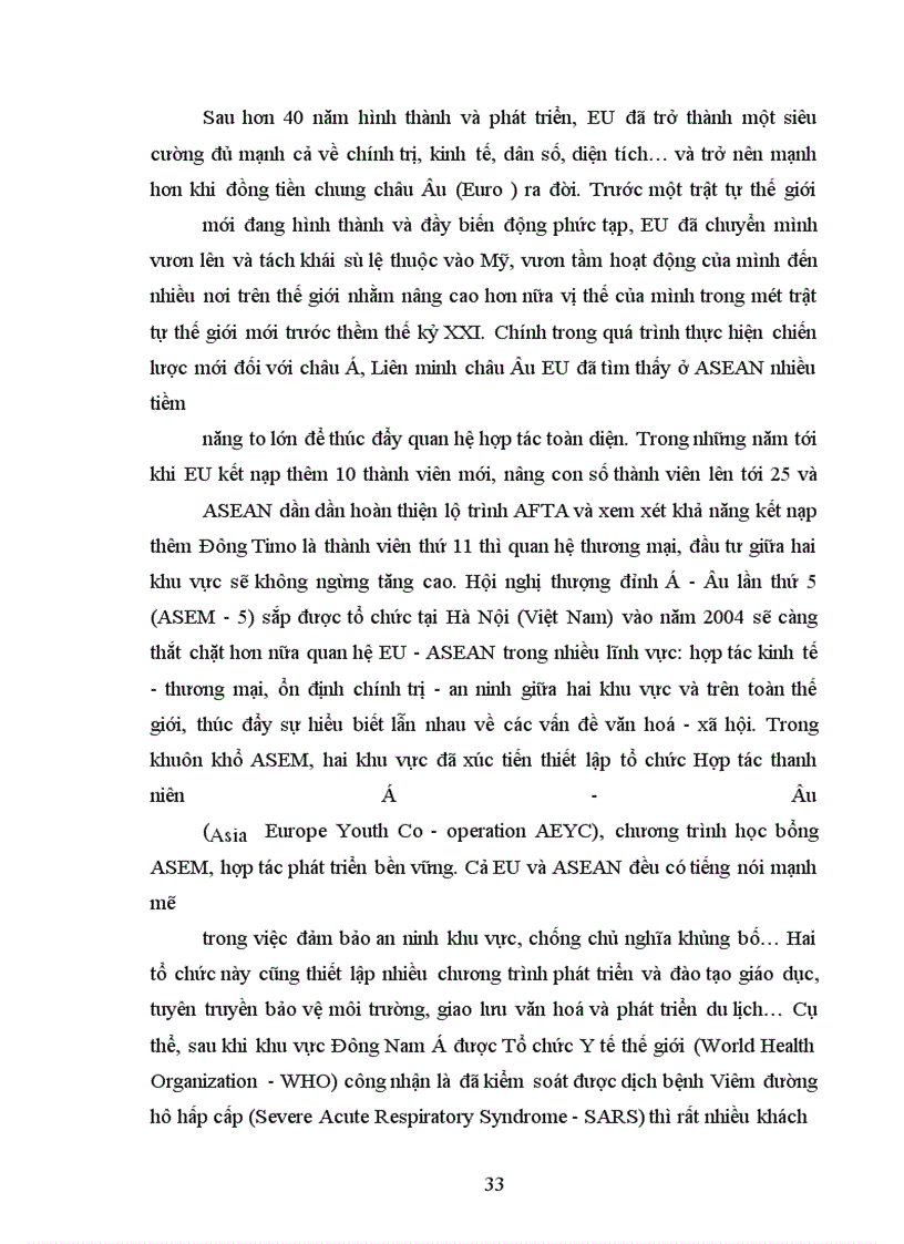 image for page Quan hệ hợp tác EU -ASEAN