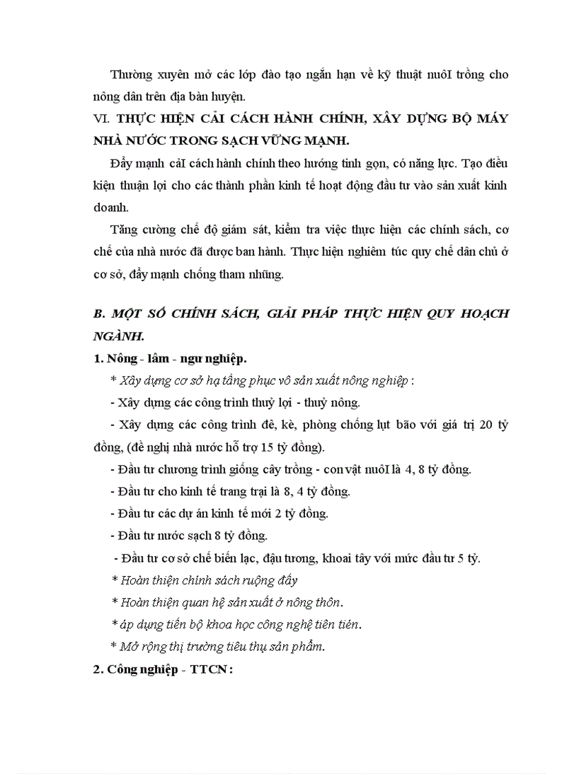 image for page Quy hoạch phát triển kinh tế – xã hội huyện Vụ Bản