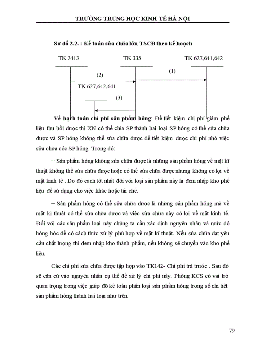 image for page Kế toán chi phí sản xuất và tính giá thành sản phẩm ở Xí nghiệp Cơ khí 79 - Nhà máy Cơ khí chính xác 11 - Tổng cục Công nghiệp Quốc phòng - Bộ Quốc phòng