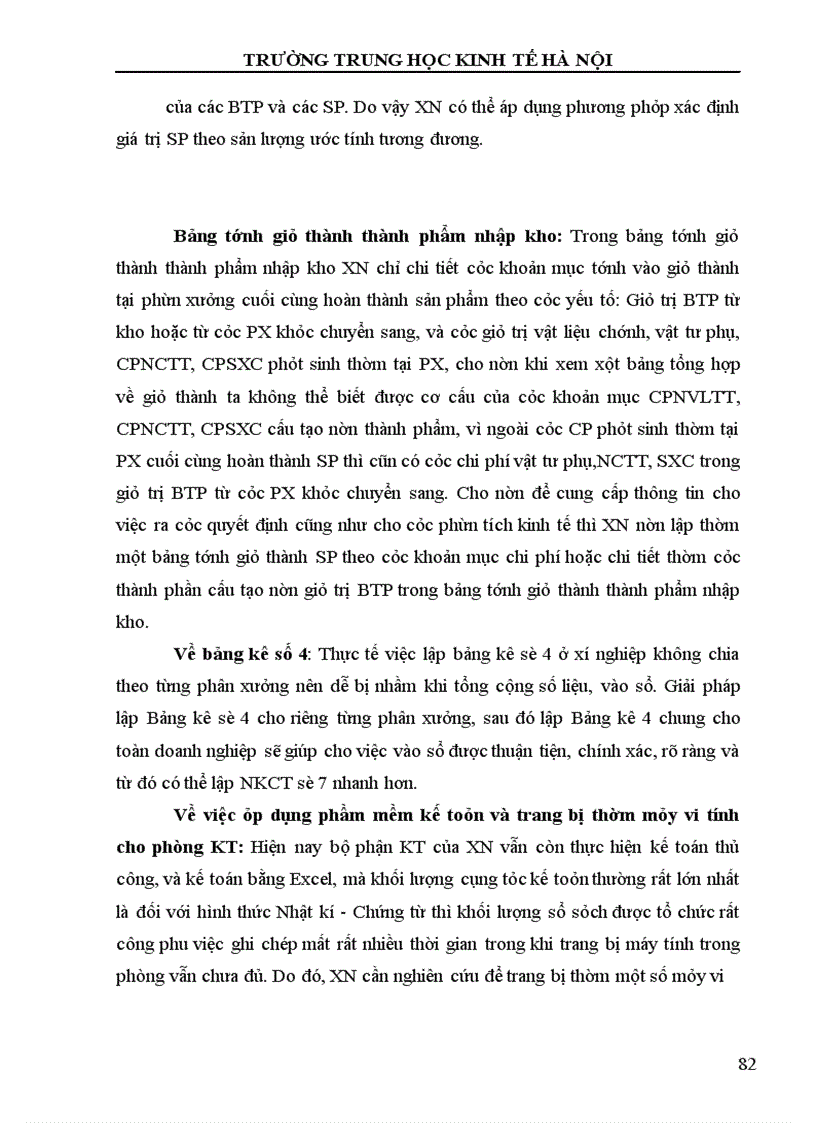 image for page Kế toán chi phí sản xuất và tính giá thành sản phẩm ở Xí nghiệp Cơ khí 79 - Nhà máy Cơ khí chính xác 11 - Tổng cục Công nghiệp Quốc phòng - Bộ Quốc phòng