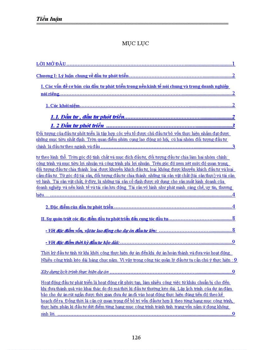 image for page Thảo luận về các đặc điểm của đầu tư phát triển và sự quán triệt các đặc điểm đó trong công tác chuẩn bị thực hiện và vận hành kết quả đầu tư