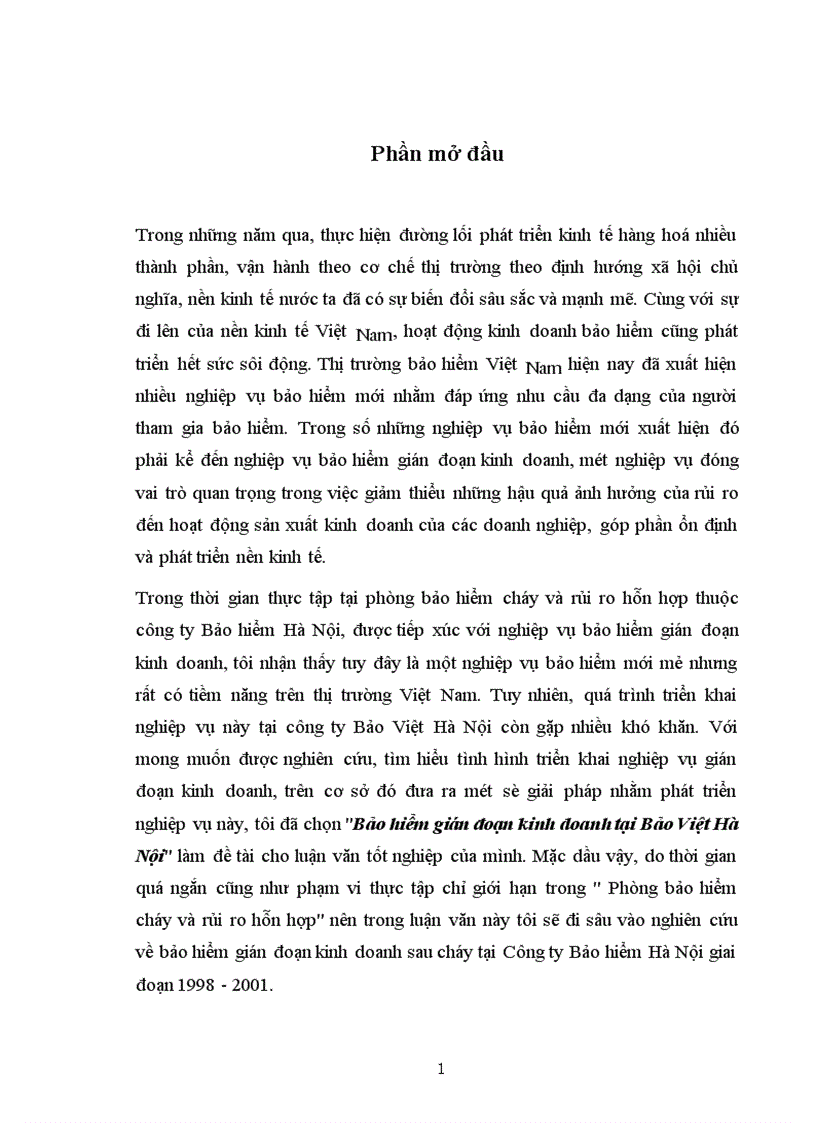 image for page Bảo hiểm gián đoạn kinh doanh tại Bảo Việt Hà Nội