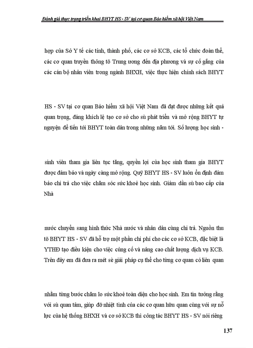 image for page Đánh giá thực trạng triển khai bảo hiểm y tế học sinh - sinh viên tại cơ quan Bảo hiểm xã hội Việt Nam