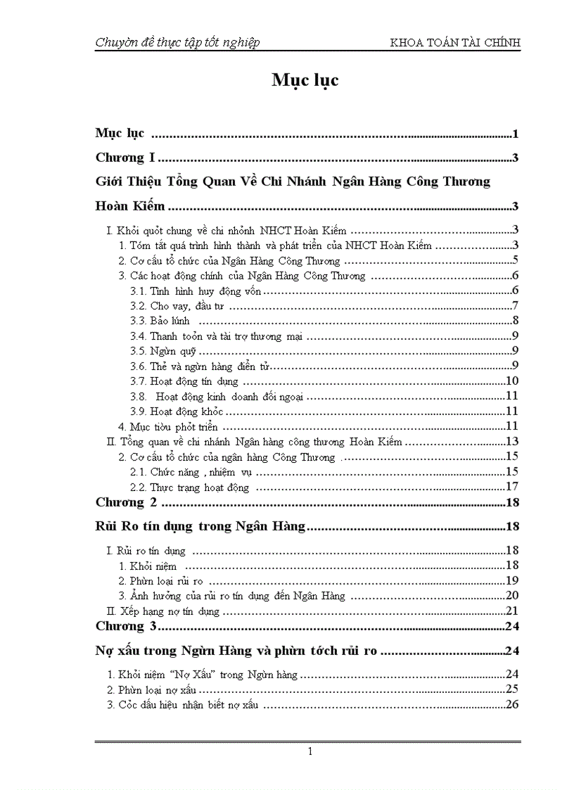 image for page Phân tích nợ xấu, để giảm thiểu rủi ro trong tín dụng của Ngân Hàng