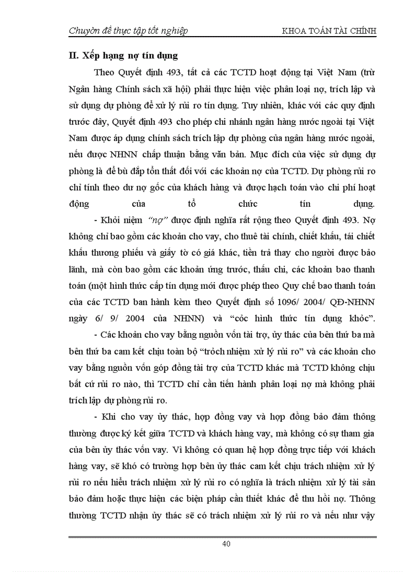 image for page Phân tích nợ xấu, để giảm thiểu rủi ro trong tín dụng của Ngân Hàng