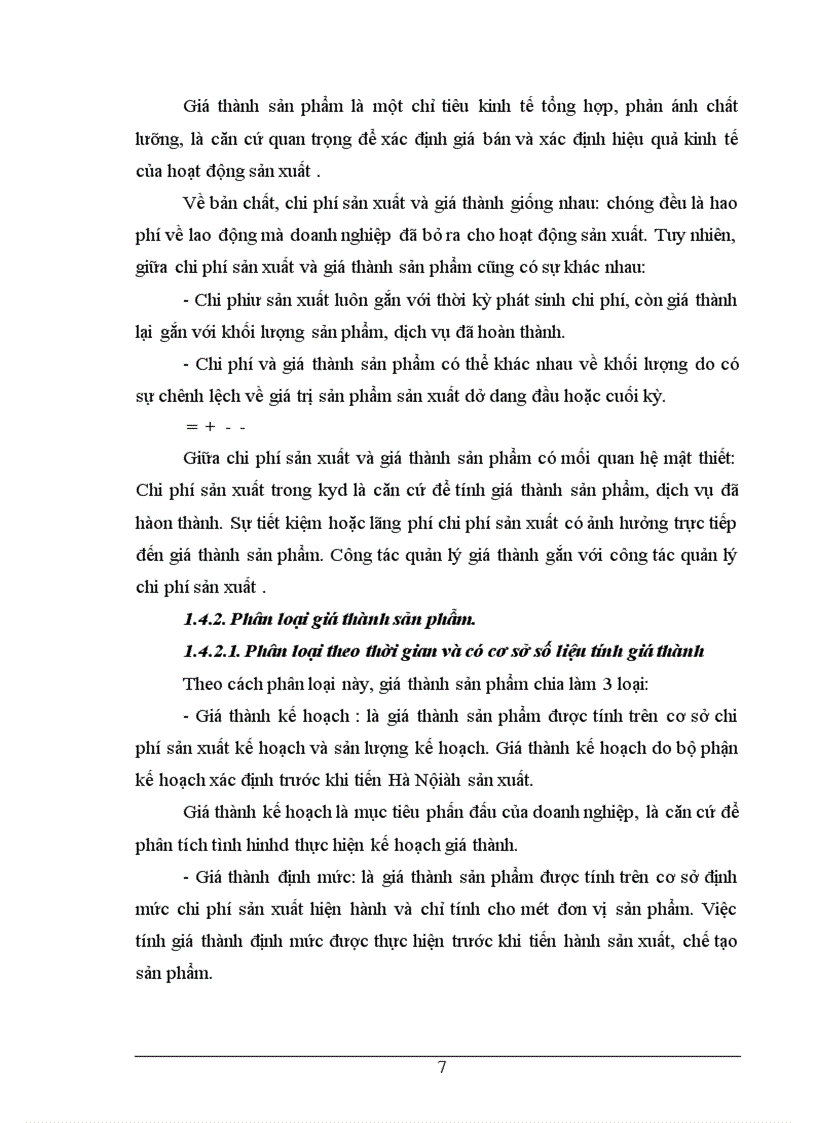 image for page Tình hình thực tế về công tác kế toán tập hợp chi phí sản xuất và tình giá thành sản phẩm ở Nhà máy xi măng Sông Đà