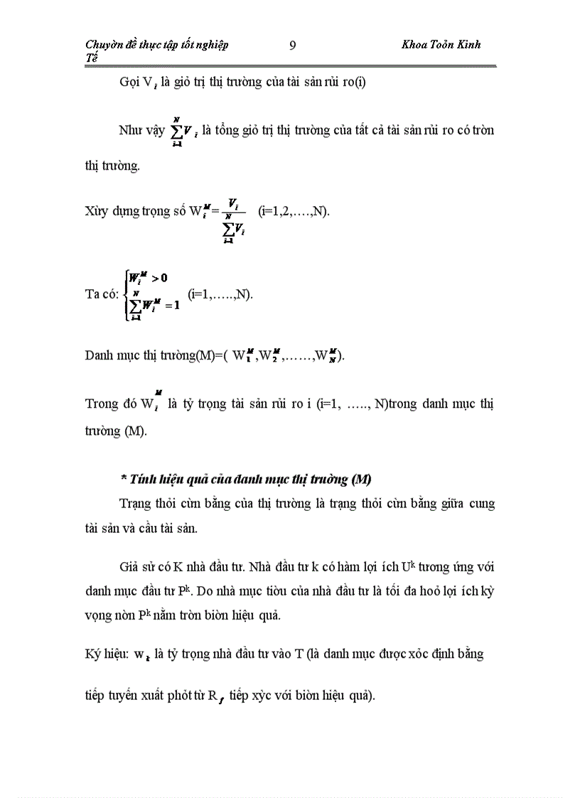 image for page Ước lượng phần bù rủi ro cho thị trường và áp dụng đối với các cổ phiếu Ngành vận tải trên thị trường chứng khoán Việt Nam