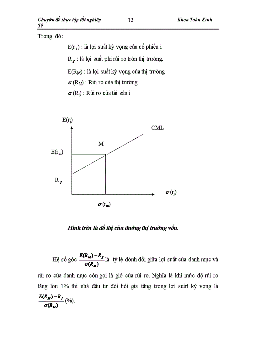 image for page Ước lượng phần bù rủi ro cho thị trường và áp dụng đối với các cổ phiếu Ngành vận tải trên thị trường chứng khoán Việt Nam