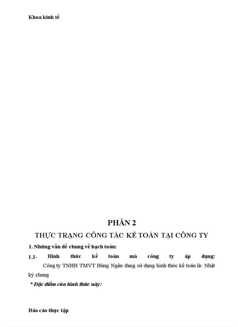 image for page Hạch toán nghiệp vụ kế toán tại công ty TNHH TMVT Hùng Ngân