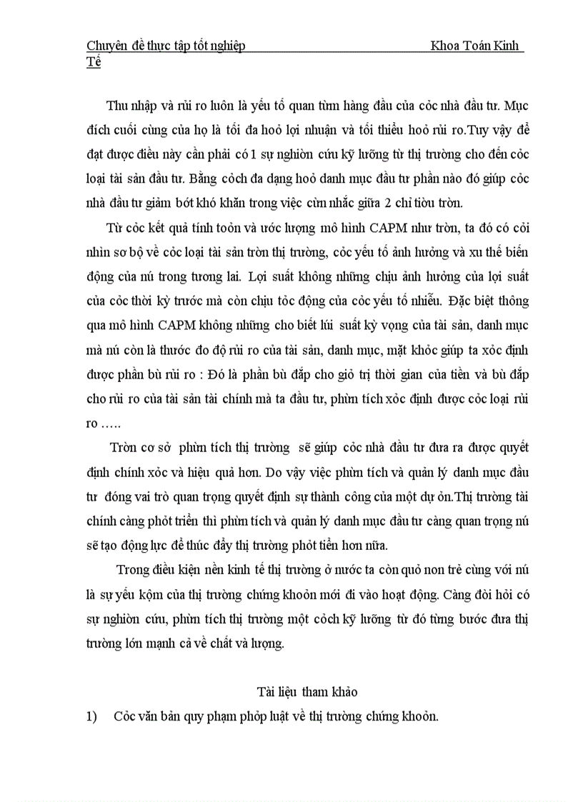 image for page Sử dụng các mô hình kinh tế lượng để phân tích và định giá cổ phiếu trên thị trường chứng khoán việt nam