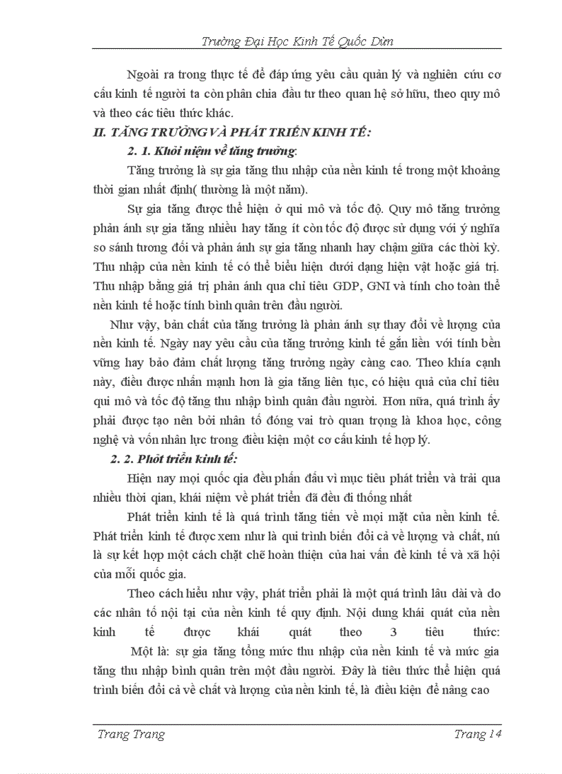 image for page Dựa vào các lý thuyết kinh tế và đầu tư giải thích vai trò của đầu tư đối với tăng trưởng và phát triển kinh tế