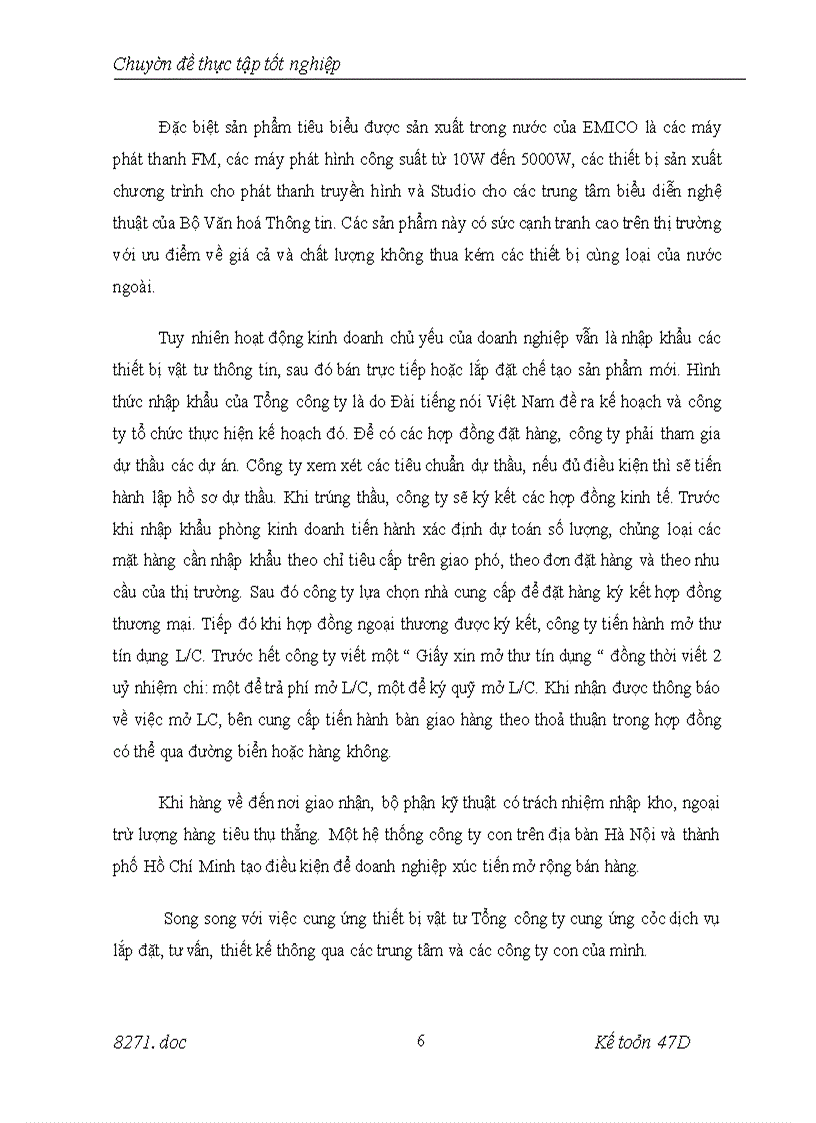image for page Hoàn thiện kế toán lưu chuyền hàng hóa nhập khẩu tại tổng công ty phát triển phát thanh truyền hình thông tin (EMICO)