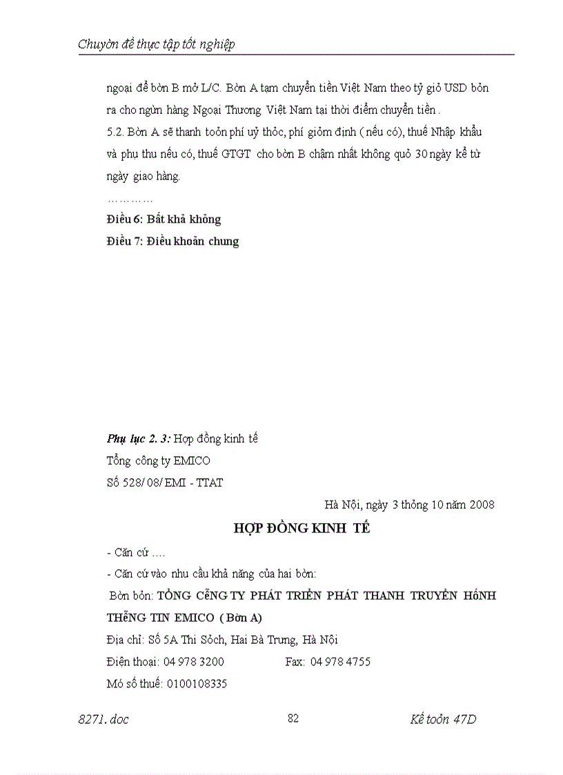 image for page Hoàn thiện kế toán lưu chuyền hàng hóa nhập khẩu tại tổng công ty phát triển phát thanh truyền hình thông tin (EMICO)