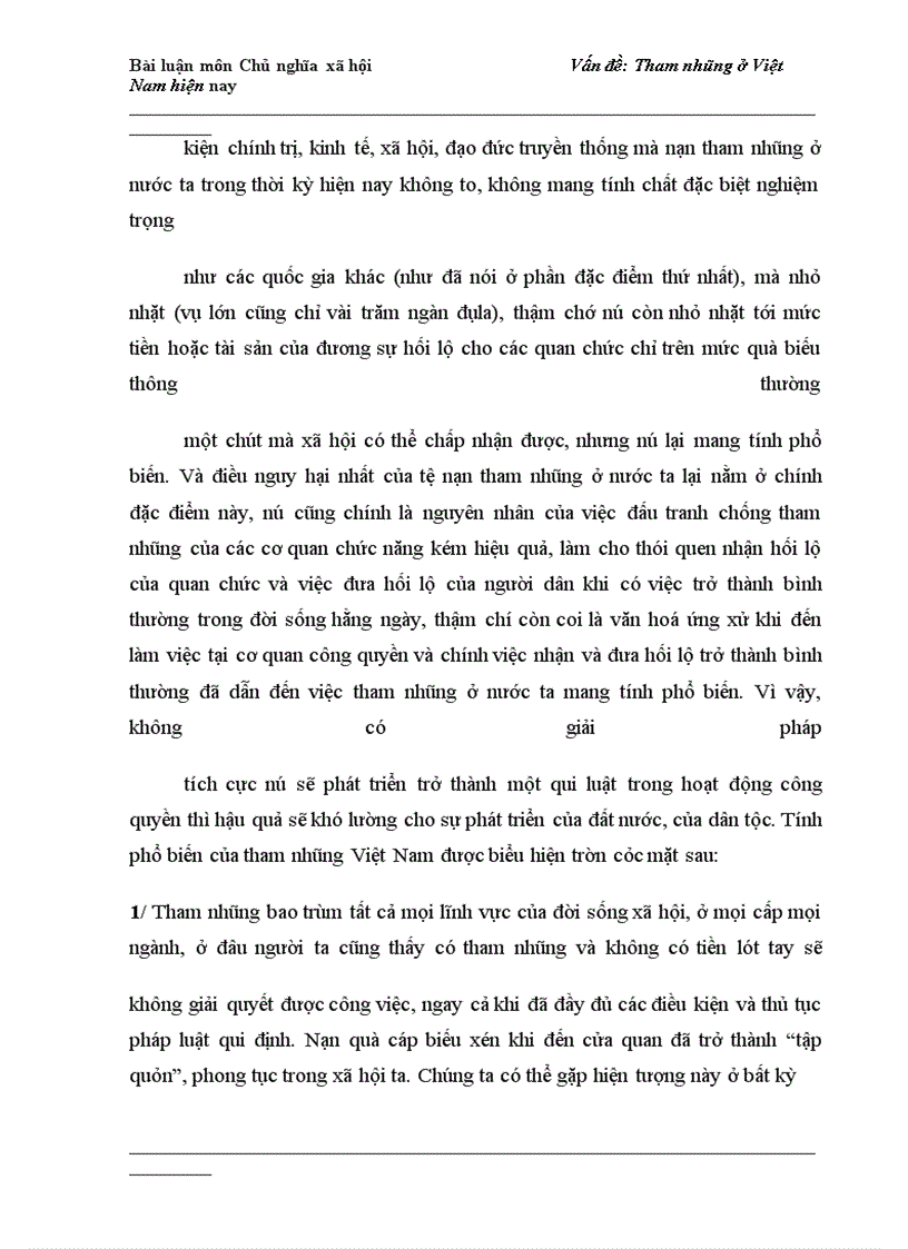 image for page Tham nhũng ở Việt Nam hiện nay