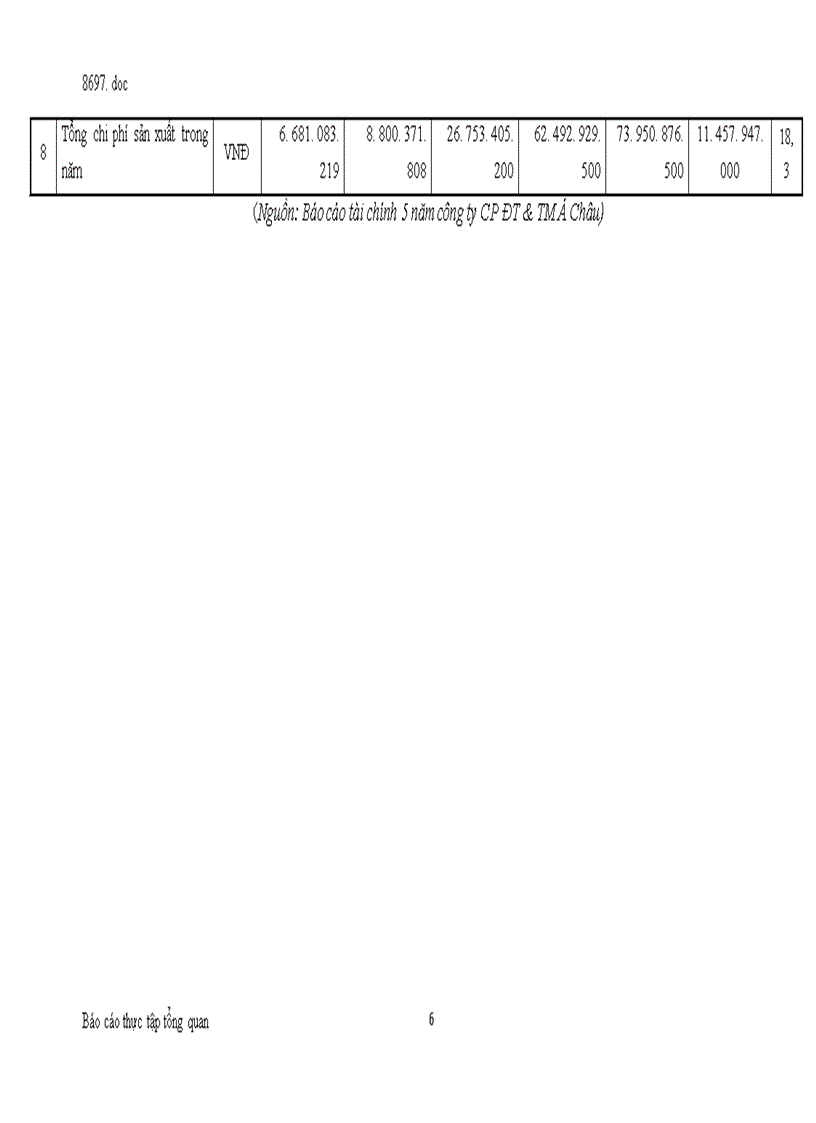 image for page Báo cáo thực tập tổng quan tại công ty cổ phần đầu tư và thương mại Á Châu