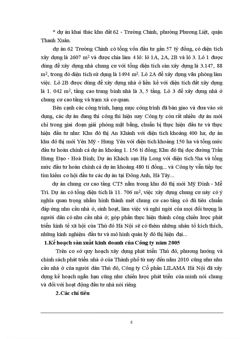 image for page Báo cáo tổng hợp: Thực hiện các dự án đầu tư xây dựng nhà ở tại công ty cổ phần lilama hà nội