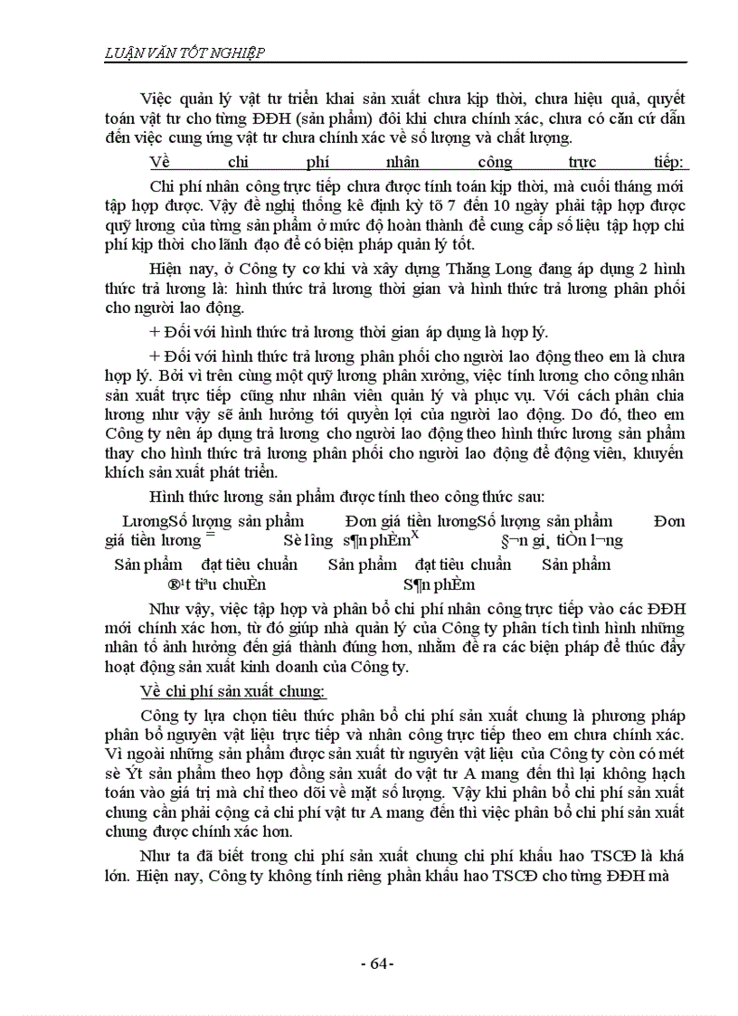 image for page Tổ chức kế toán tập hợp chi phí sản xuất và tính giá thành sản phẩm tại Công ty cơ khí và xây dựng Thăng Long