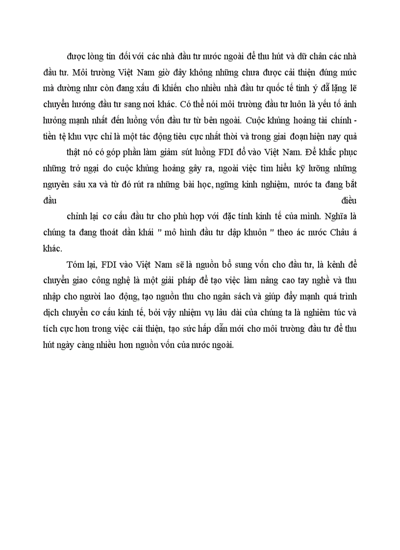 image for page Đầu tư trực tiếp nước ngoài vào Việt Nam: Giai đoạn 1988-1999
