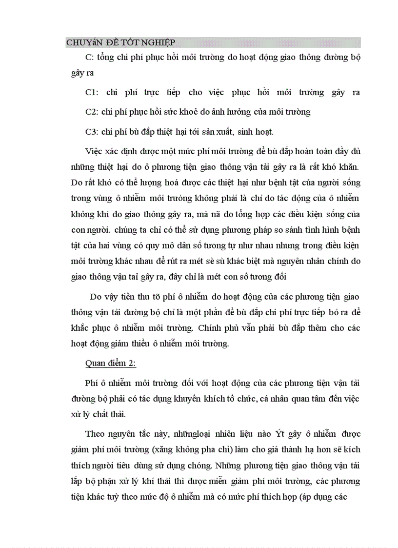 image for page Bước đầu tiếp cận tính phí ô nhiễm môi trường không khí do hoạt động của các phương tiện giao thông vận tải đường bộ ở Hà Nội