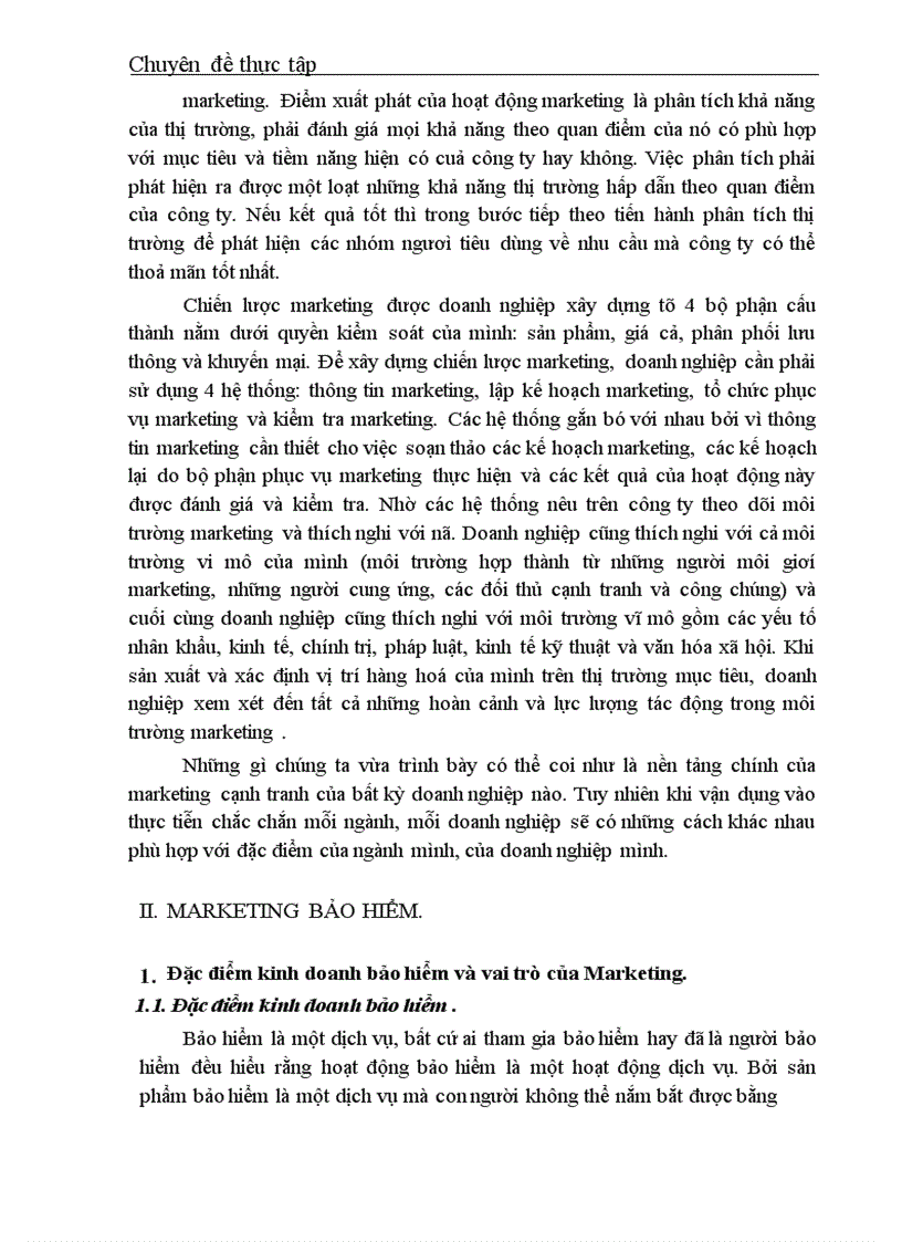 image for page Một số vấn đề về công tác Marketing ở công ty Bảo hiểm Hà nội