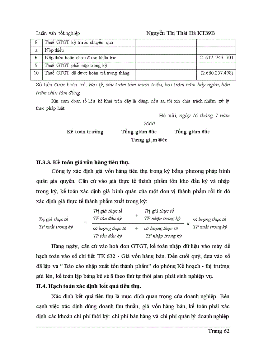 image for page Hoàn thiện hạch toán tiêu thụ thành phẩm và xác định kết quả tiêu thụ thành phẩm tại Công ty Dệt - May Hà Nội