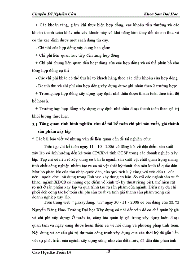 image for page Hoàn thiện kế toán tập hợp chi phí sản xuất và tính giá thành sản phẩm xây lắp tại Công ty cổ phần đầu tư và xây dựng Hồng Hà